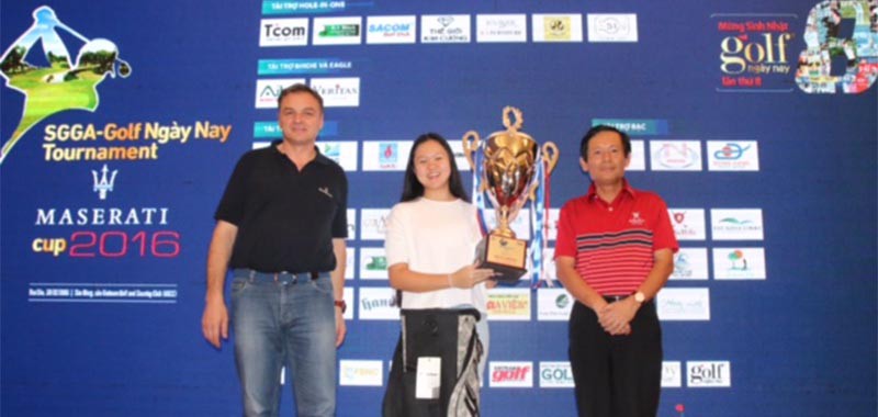 Nữ golf thủ Nhật Bản vô địch giải Golf Ngày Nay Cúp Maserati 2016