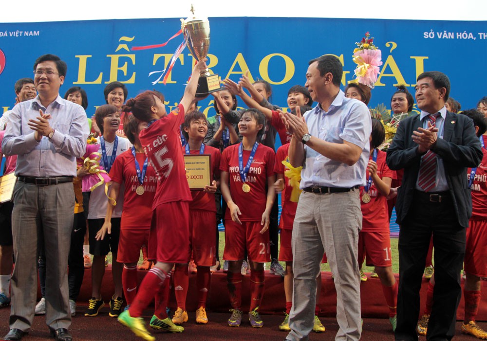 U.19 nữ PP.Hà Nam lên ngôi tại giải vô địch U.19 nữ 2016