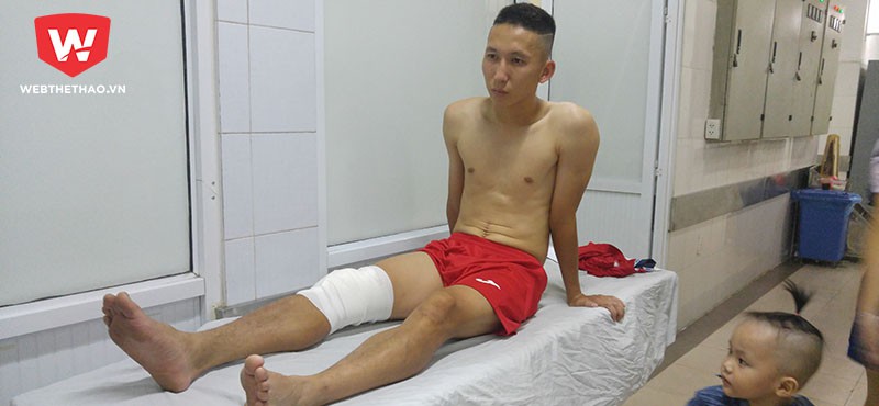Chấn thương gối khiến Nghiêm Xuân Tú rời xa sân cỏ 3 tuần