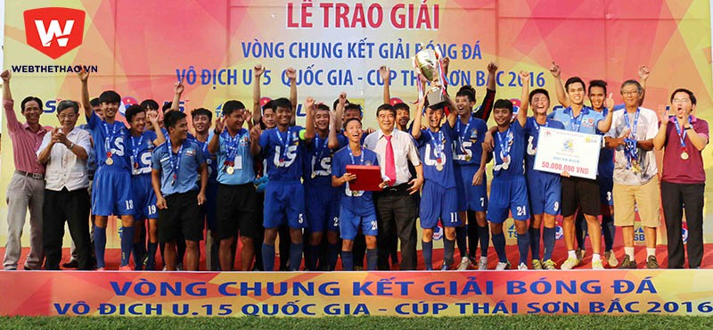 HA.GL vô địch giải U.15 QG 2016