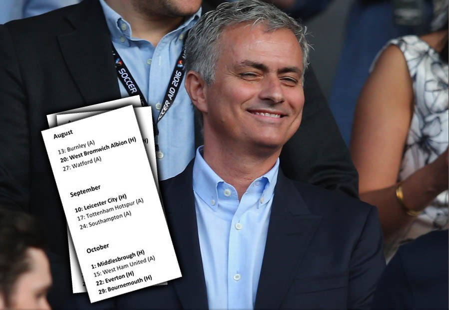 Rò rỉ lịch thi đấu Premier League mùa giải 2016/17