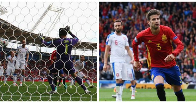 Bảng D, Tây Ban Nha 1-0 CH Czech: Nhà vua trở lại
