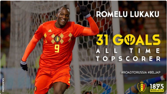 FIFA tuyên bố Lukaku chưa phải là chân sút tốt nhất lịch sử ĐT Bỉ