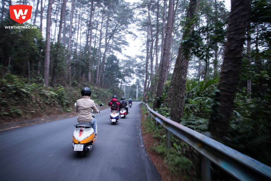 Lên Tam Đảo, thử “chất” xe tay ga Pháp Peugeot Django
