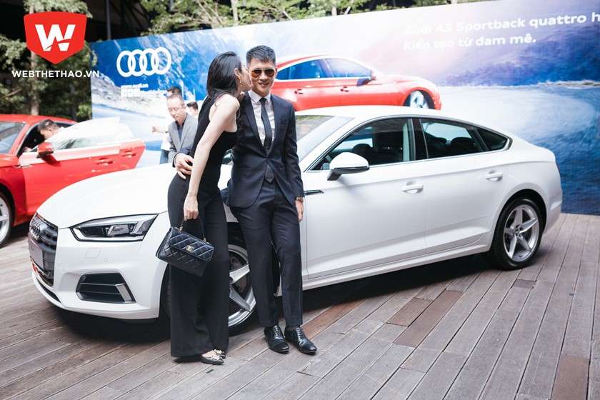 Công Vinh và Thủy Tiên làm đại sứ Audi A5 Sportback tại Việt Nam