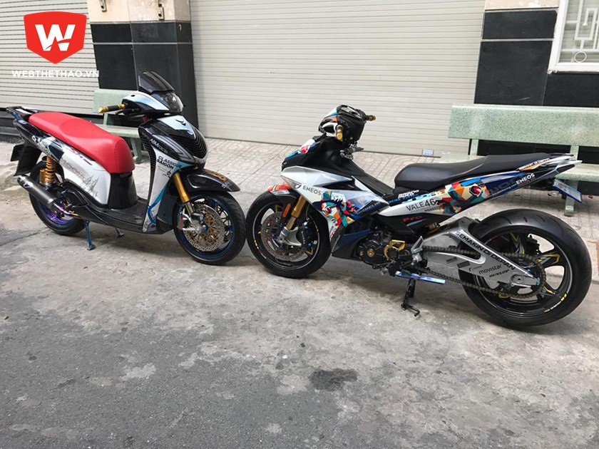 Dân chơi Sài Thành mang cặp đôi xế độ tiền tỉ ra Hà Nội