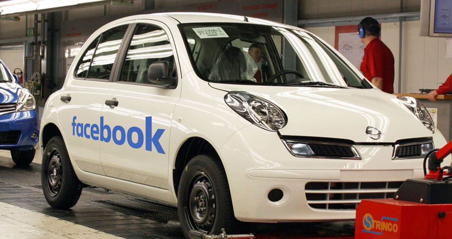 Facebook bước đầu tham gia vào ngành công nghiệp sản xuất ôtô