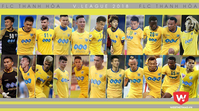 FLC Thanh Hóa có thể tung ra hai đội hình chất lượng đá V.League 2018