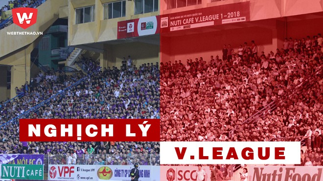 Nghịch lý V.League: Thẻ đỏ, bản lý lịch khủng hay chuyện ngỡ ngàng vì sân đông