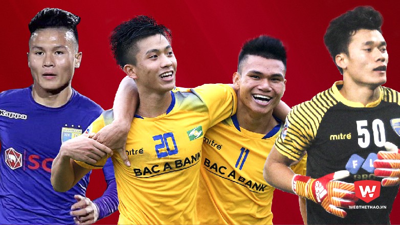 Soi số áo các cầu thủ U23 Việt Nam tại V.League 2018