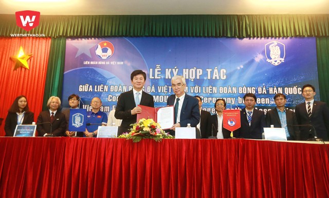 Tiết lộ 11 nội dung hợp tác giữa LĐBĐ Hàn Quốc và VFF