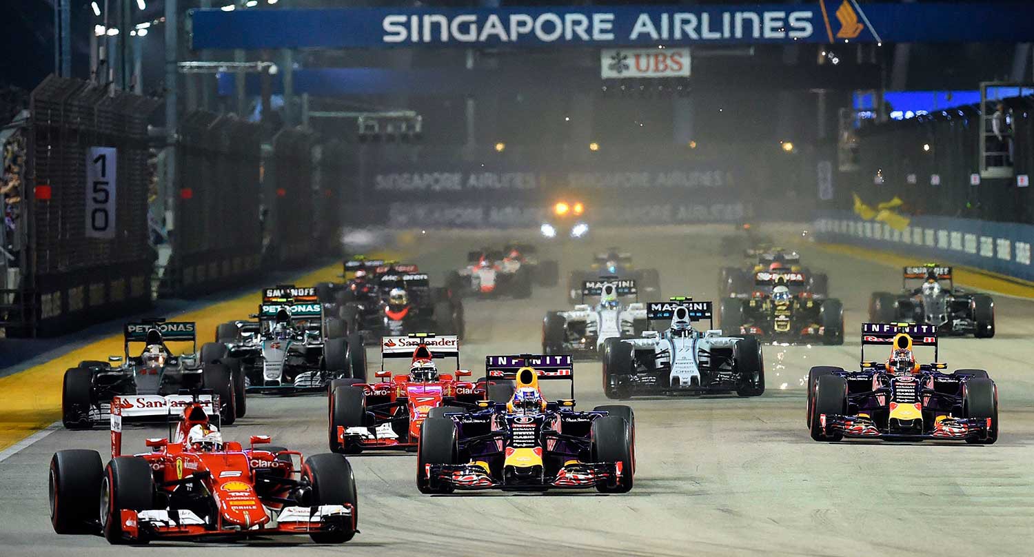 H&igrave;nh ảnh: Đua xe C&ocirc;ng thức 1 ở Singapore l&agrave; hợp ph&aacute;p
