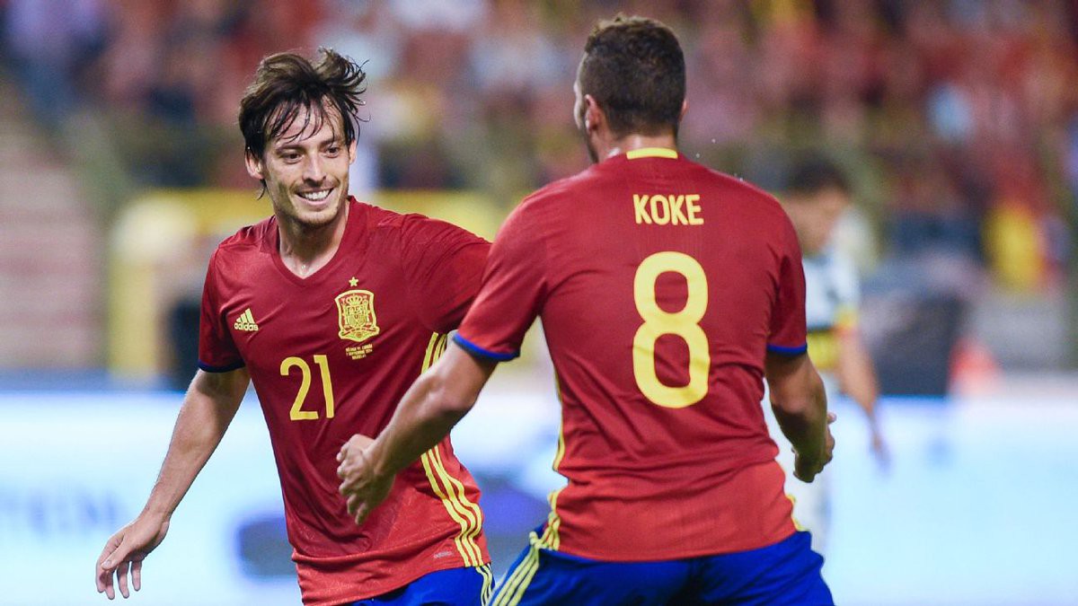 HLV Lopetegui tr&ocirc;ng đợi rất nhiều v&agrave;o Koke v&agrave; Silva