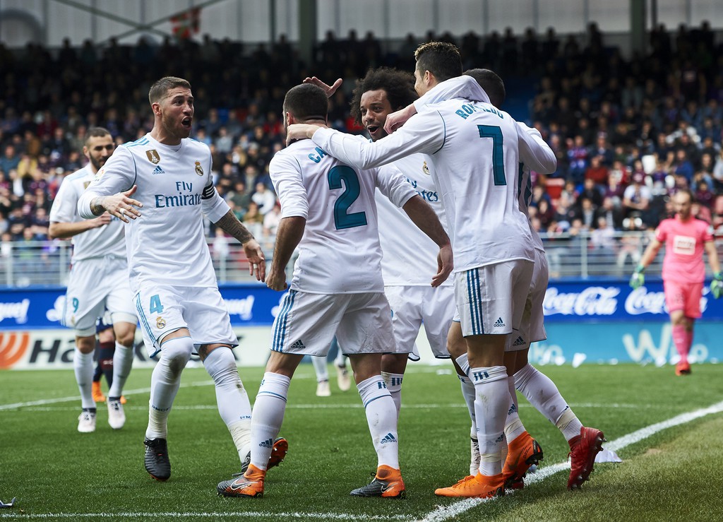 H&igrave;nh ảnh: Real lu&ocirc;n ghi b&agrave;n tr&ecirc;n s&acirc;n Malaga