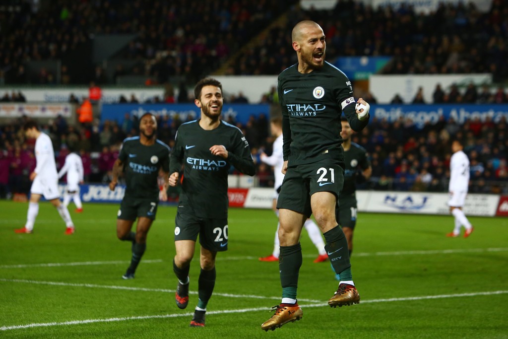 H&igrave;nh ảnh: David Silva l&agrave; một trong những chuy&ecirc;n gia chuyền b&oacute;ng của Man City