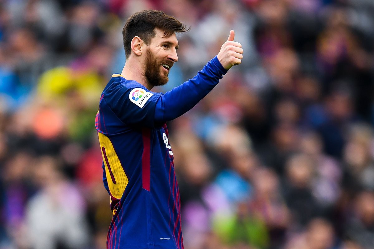 H&igrave;nh ảnh: Messi lập hat-trick để c&oacute; b&agrave;n thứ 1000
