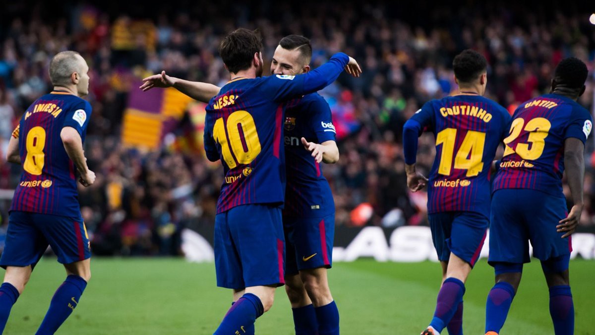 H&igrave;nh ảnh: Barca bất bại ở m&ugrave;a n&agrave;y