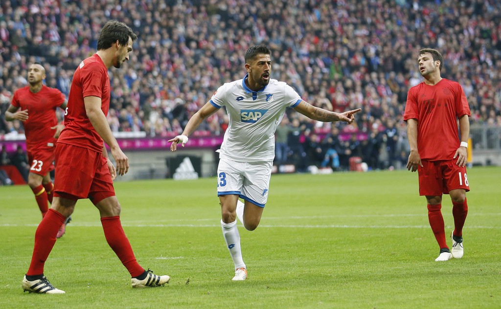 Dưới sự dẫn dắt của Nagelsmann, Hoffenheim vừa cầm ch&acirc;n Bayern v&agrave; xếp thứ 3 Bundesliga