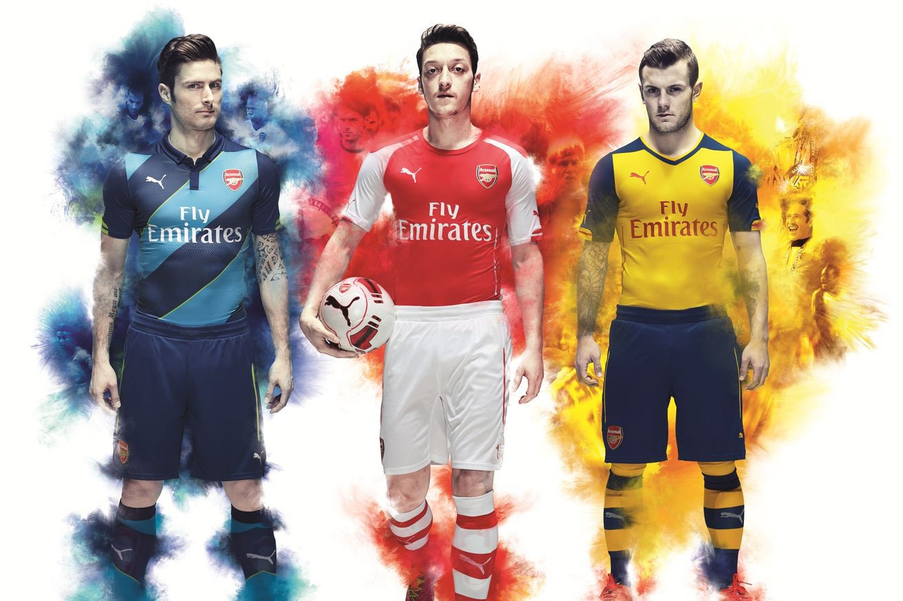 Arsenal đứng thứ tư trong danh s&aacute;ch b&aacute;n &aacute;o đấu