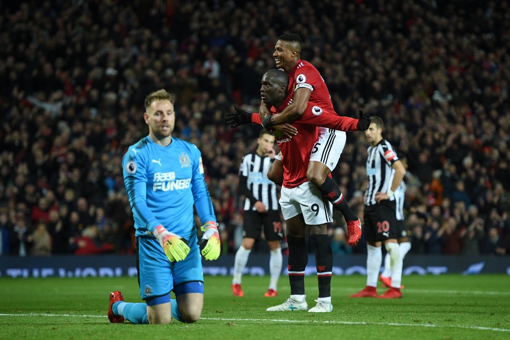 H&igrave;nh ảnh: Lukaku ghi b&agrave;n trước Newcastle ở lượt đi