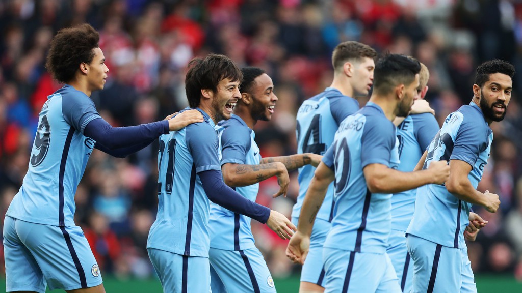 Aguero và Silva “ra đòn”, Man City đặt chỗ ở bán kết FA Cup