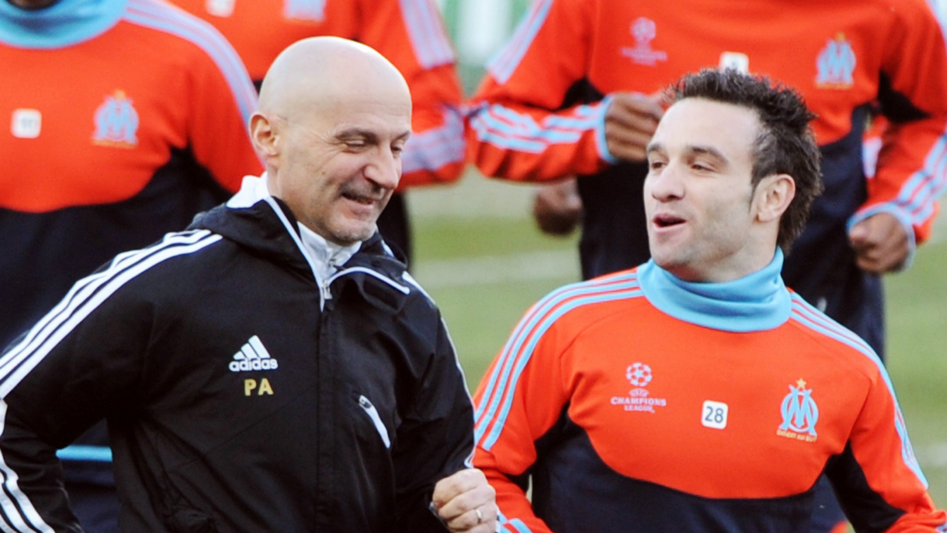 Pintus c&ugrave;ng Valbuena trong thời gian l&agrave;m việc tại Marseille