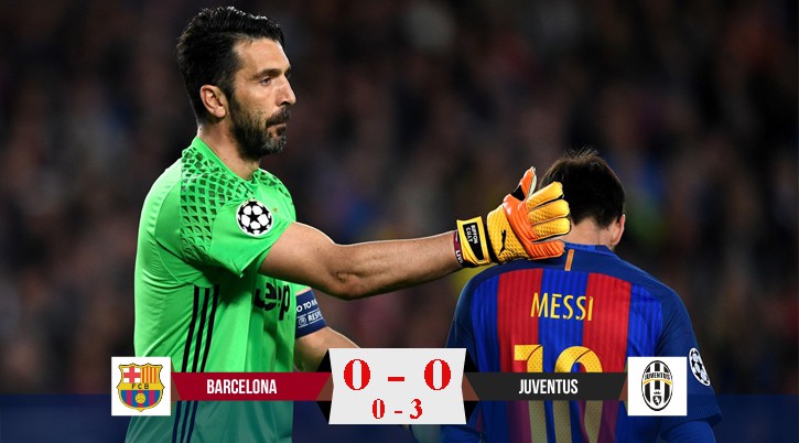 Bất lực trước Juventus, Barcelona ngậm ngùi dừng bước