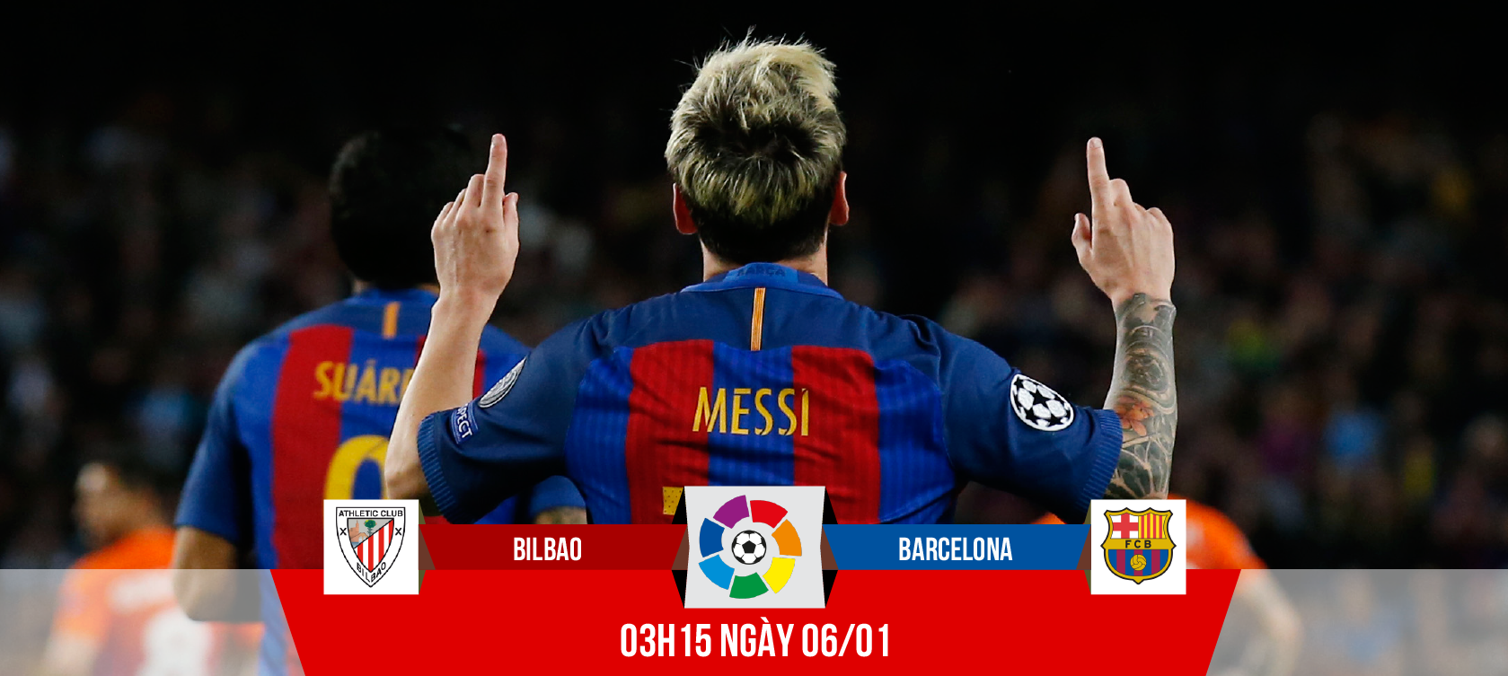Bilbao - Barcelona: Messi chinh phục cột mốc gì trong năm 2017?
