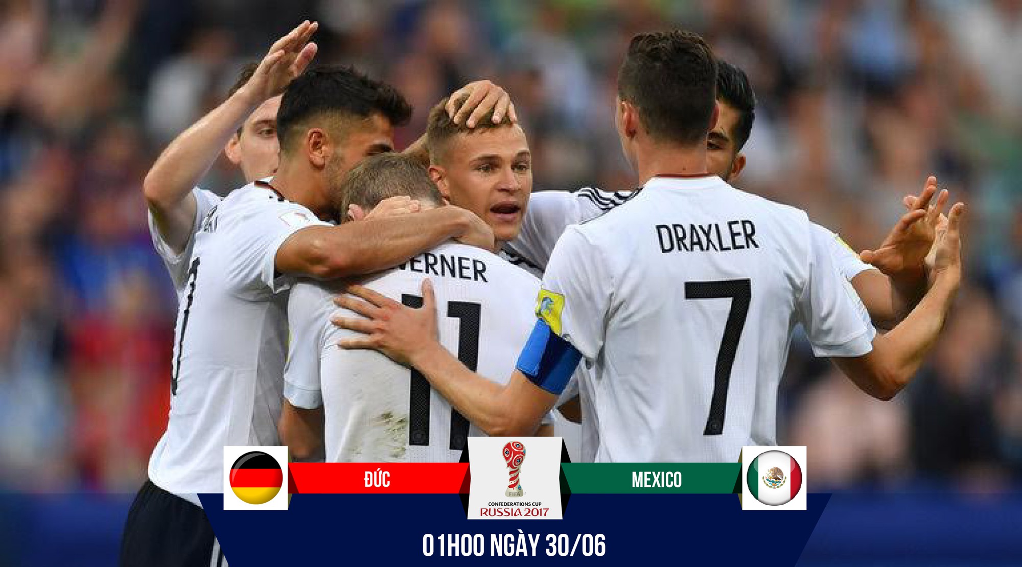 Cầu thủ Đức thành "hàng Hot" nhờ hiệu ứng Confed Cup và U21 châu Âu