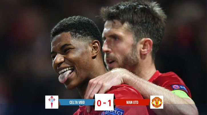 “Thần tài” Rashford lập công, Man Utd hạ gục Celta Vigo