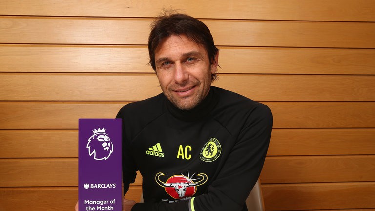 Conte giành giải xuất sắc nhất tháng, Real Madrid đụng Celta ở Cúp nhà Vua TBN