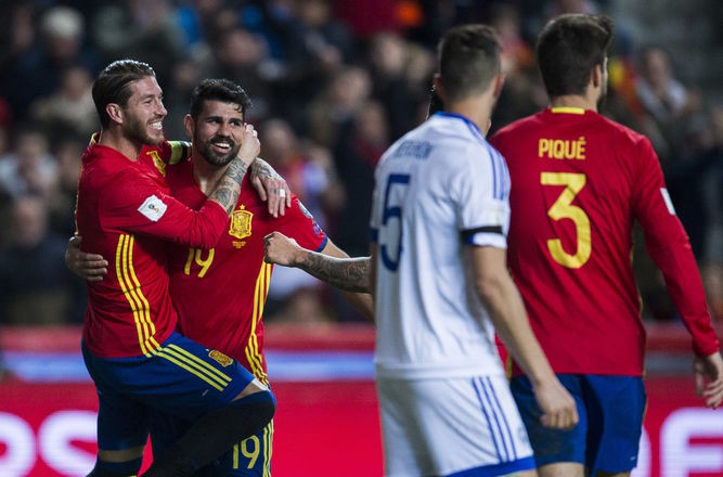 Diego Costa và Silva “nhả đạn”, Tây Ban Nha thắng lớn