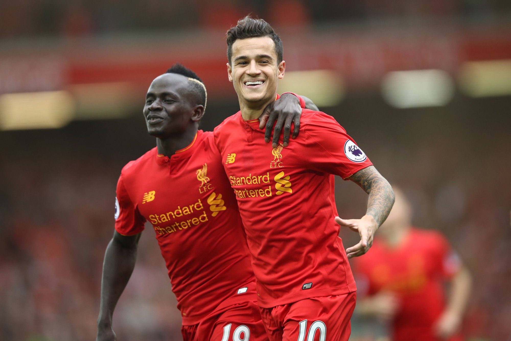 Đánh bại Everton ở derby, Liverpool lên vị trí thứ 2