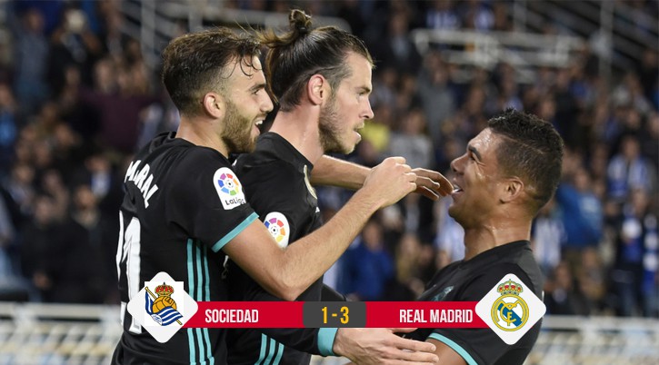 Kết quả bóng đá: Hạ Sociedad, Real Madrid san bằng kỷ lục 54 năm