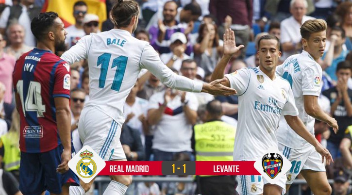 Kết quả bóng đá: Real Madrid bị Levante chia điểm vì dùng đội hình B