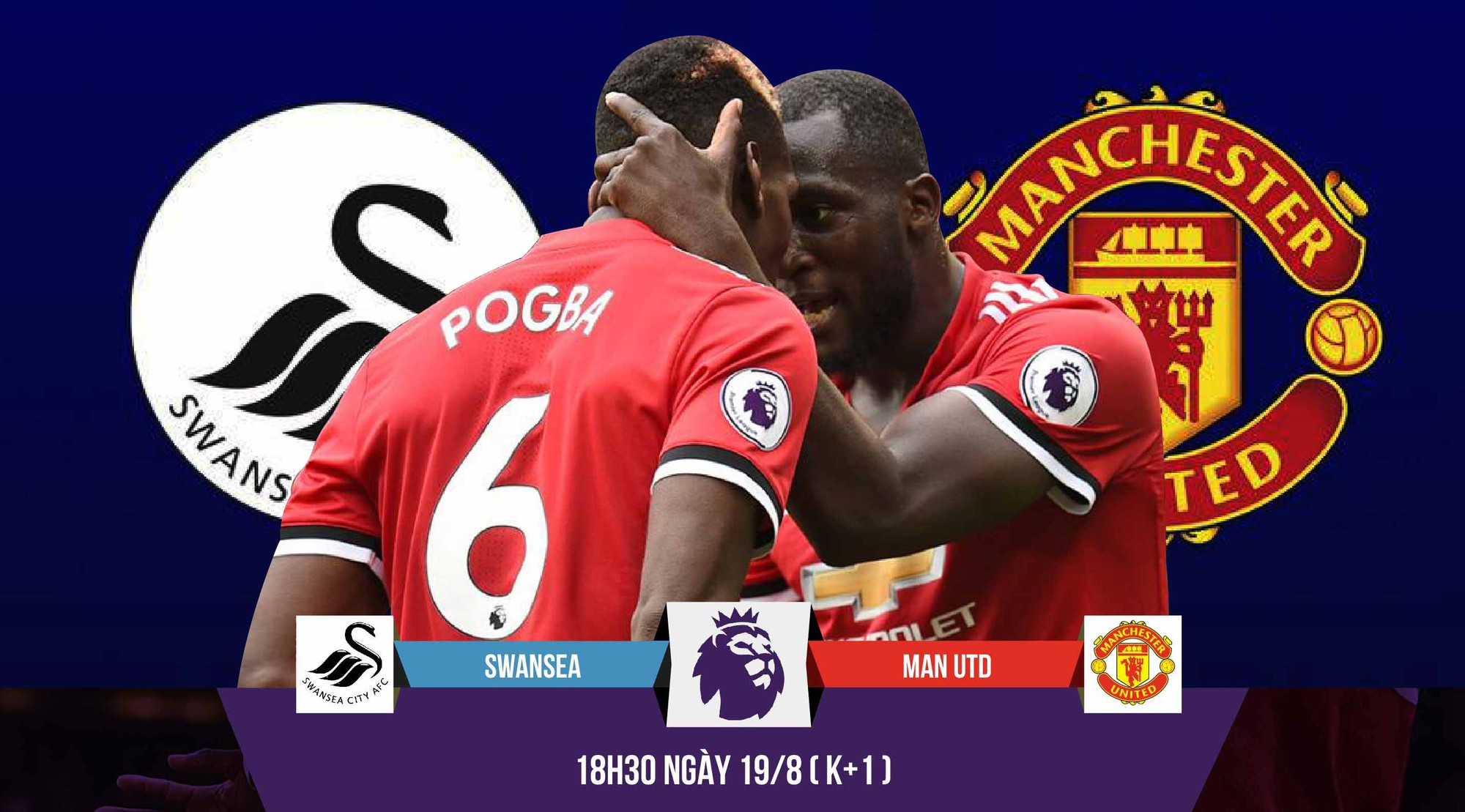 Trận Swansea - Man Utd
