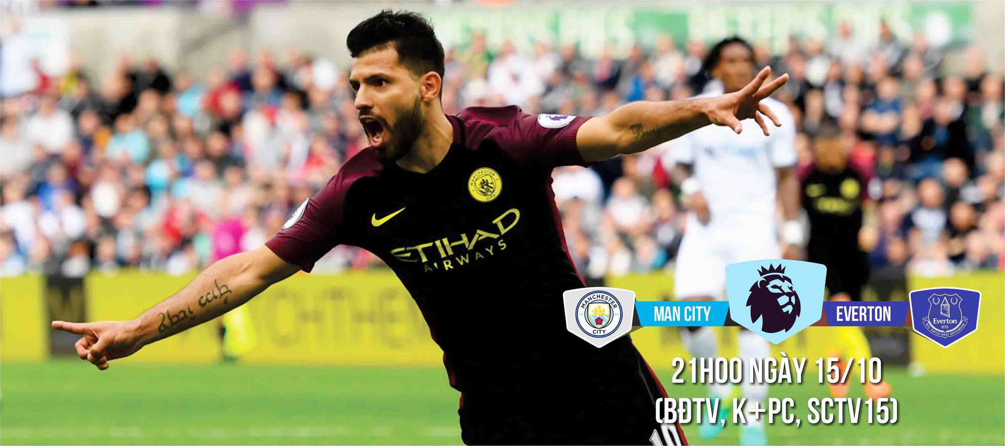 Man City - Everton: Aguero tìm thuốc giải cho “lời nguyền”