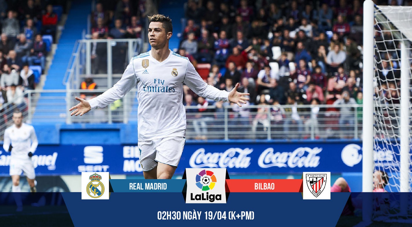 "Mồi ngon" Bilbao giúp Ronaldo duy trì hiệu suất ghi bàn khủng săn Pichichi