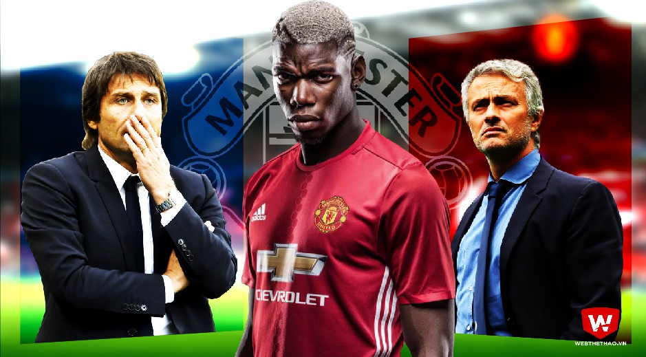 Bất ngờ với cách Mourinho học từ... Conte giúp Pogba bùng nổ trở lại
