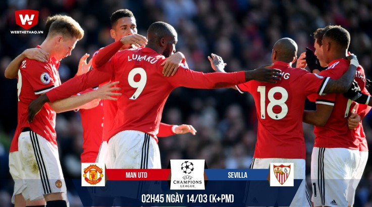 Man Utd đợi "tiền đạo 2 trong 1” bắn hạ Sevilla, giành vé vào tứ kết Champions League
