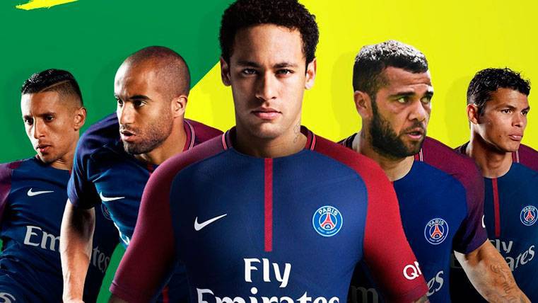 H&igrave;nh ảnh Neymar mặc &aacute;o PSG xuất hiện tr&ecirc;n c&aacute;c phương tiện truyền th&ocirc;ng ở Ph&aacute;p