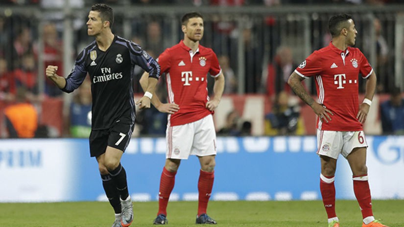H&igrave;nh ảnh: Ronaldo ghi 5 b&agrave;n trong 2 trận gặp Bayern m&ugrave;a trước