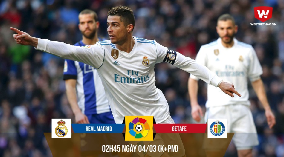 Real Madrid chờ Ronaldo lập kỳ tích "trút bom" vào lưới Getafe