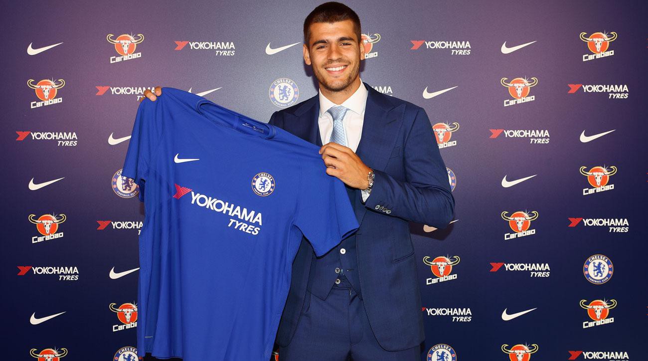 Morata đến Chelsea với gi&aacute; 70 triệu bảng