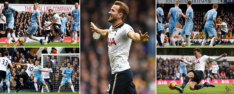 Spurs thắng đậm Stoke trong ngày Harry Kane đi vào lịch sử CLB