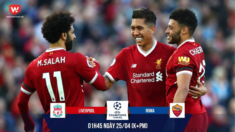 “Súng 3 nòng” của Liverpool sẽ khiến Roma ôm hận ở Anfield?