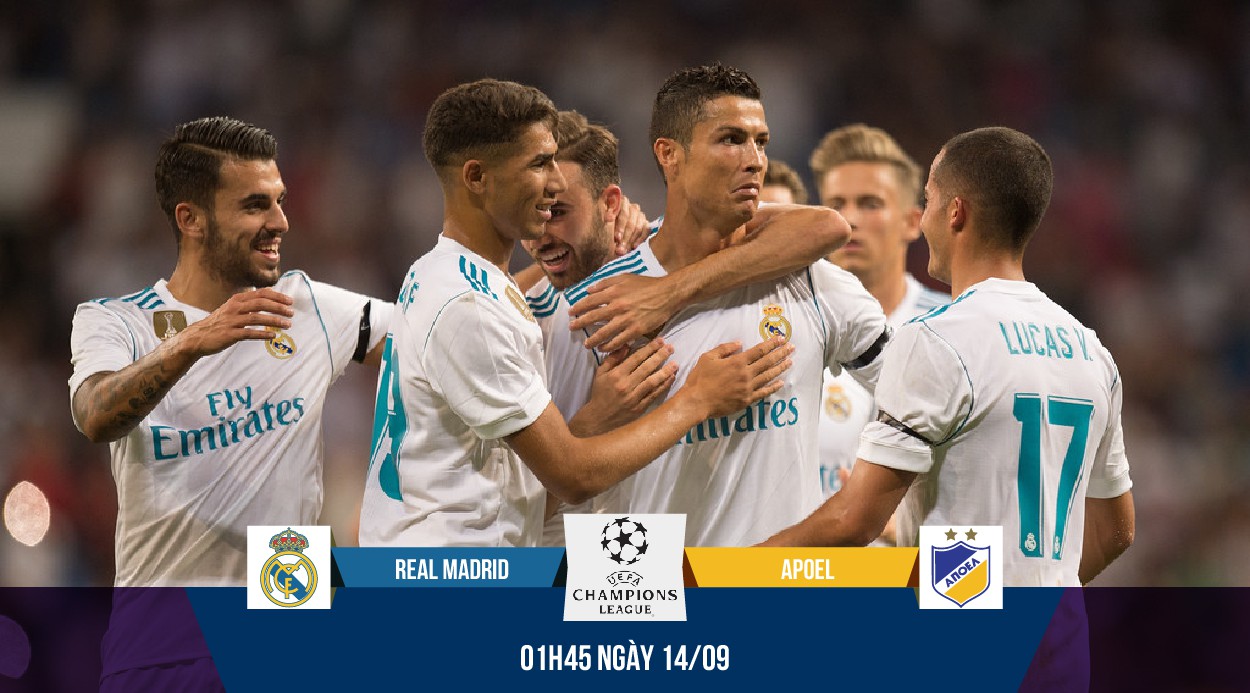 Thiện xạ Ronaldo trở lại sẽ giúp Real Madrid bắn tan tành APOEL