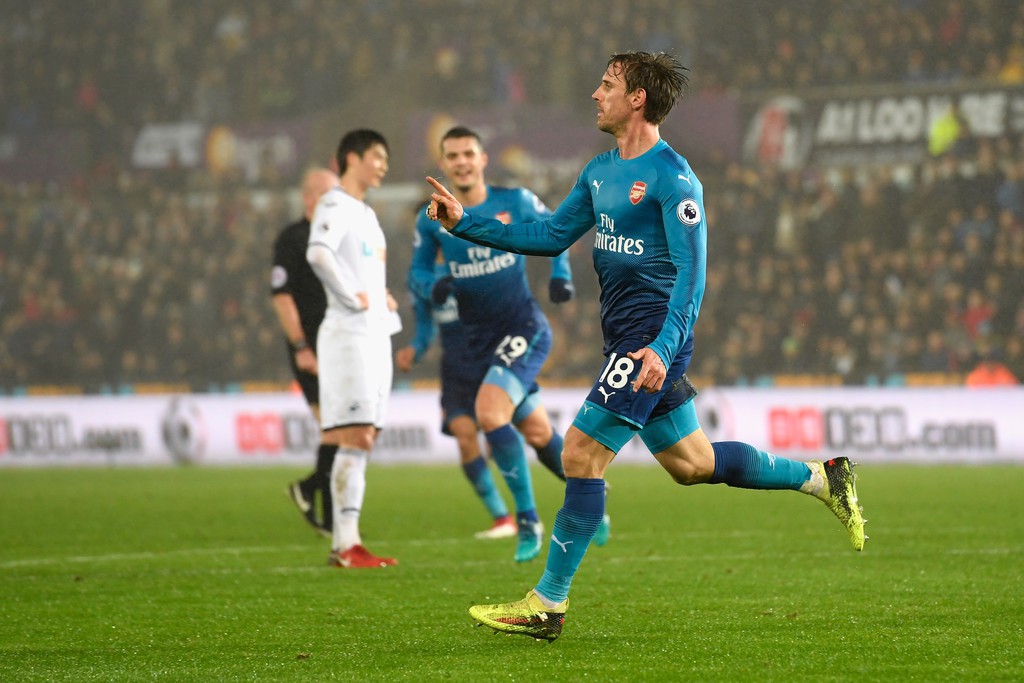 Thống kê khó tin khiến Arsenal thua ngược Swansea