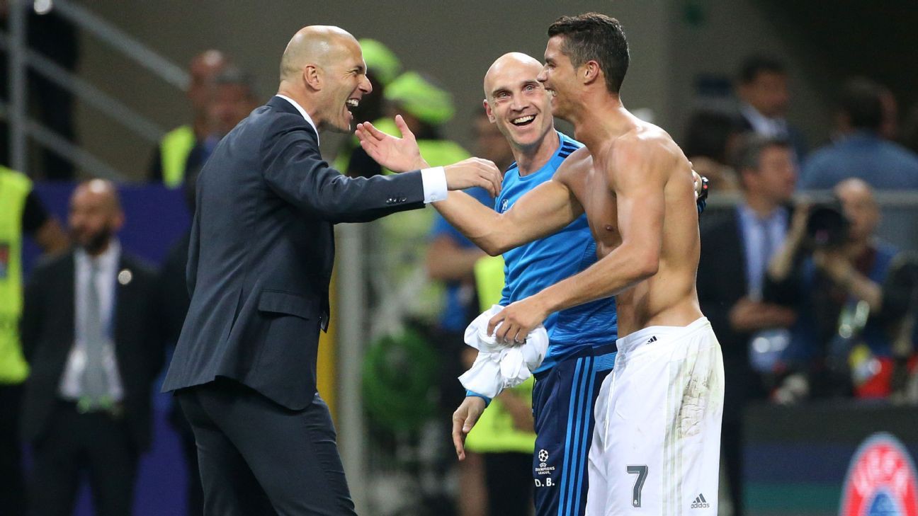Pintus hỗ trợ đắc lực cho Zidane trong việc gi&uacute;p Ronaldo sung m&atilde;n ở m&ugrave;a n&agrave;y