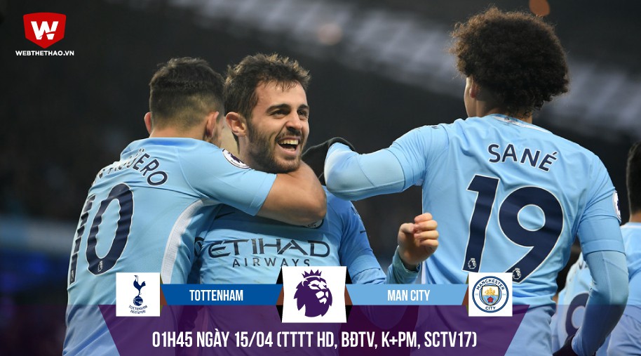 Sane và Sterling "đua ngầm" giúp Man City hạ Spurs sớm đăng quang?